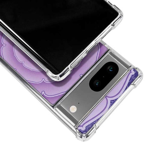 Sanskrit Purple Google Pixel 8a Clear Case